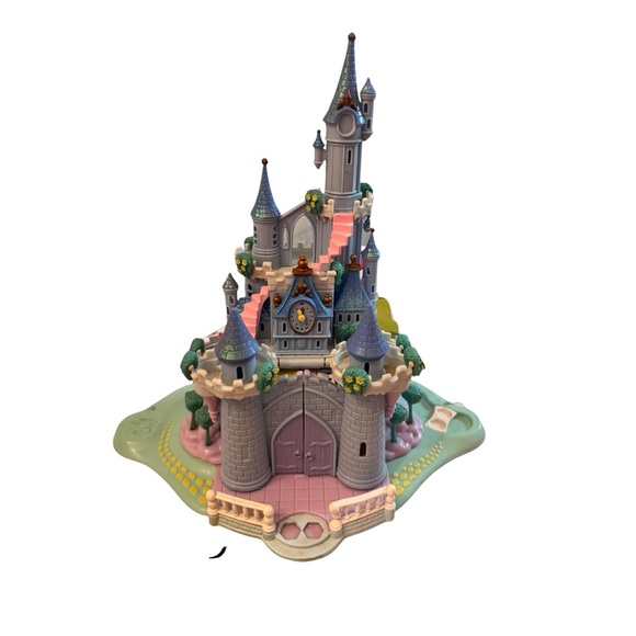 polly pocket Other - 1995 (Vintage) Polly Pocket - Disney Cinderella castle Blue Bird No Figures